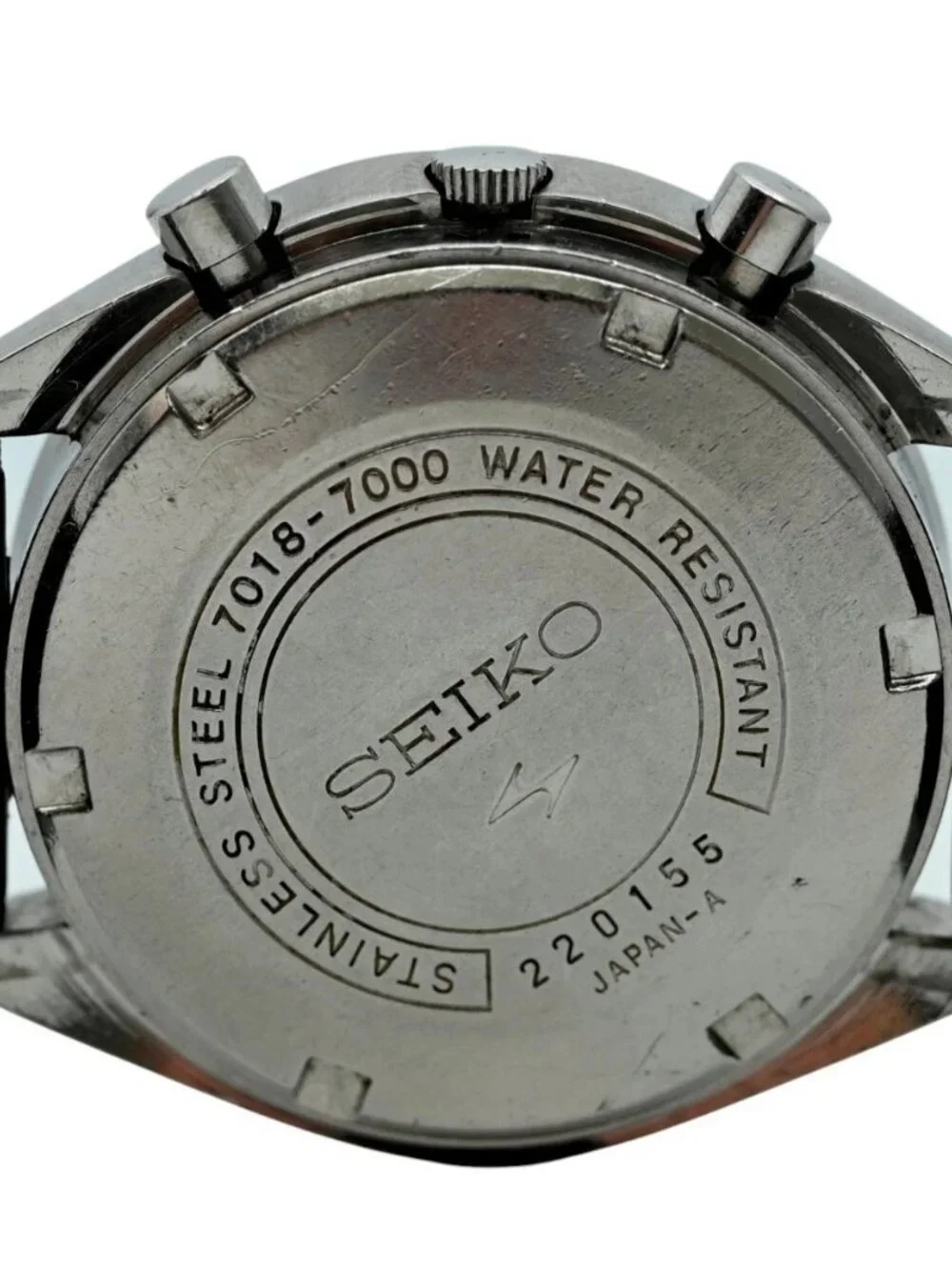 Seiko 37mm Men's Flyback Automatic Chronograph Day-Date Watch! Ref: 7018-7000!